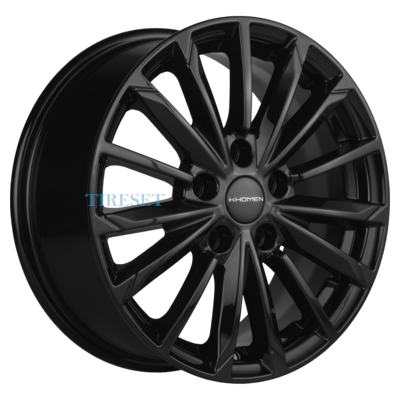 Диски Khomen Wheels 6,5x16/5x108 ET45 D60,1 KHW1611 (Chery Tiggo 3/Tiggo 3 Pro) Black на tireset.ru
