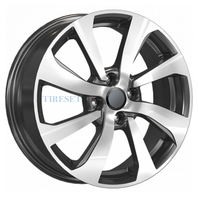 Диски KиK 6x16/4x100 ET41 D60,1 КС893 Алмаз черный на tireset.ru