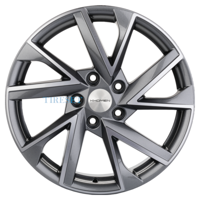 Khomen Wheels 7x17/5x114,3 ET50 D67,1 KHW1714 (CX-5/Seltos/Optima) Gray-FP
