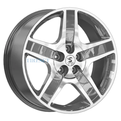 Диски Premium Series 8,5x20/5x108 ET43 D60,1 КР008 (Jetour X90 Plus) Diamond Gloss Graphite на tireset.ru