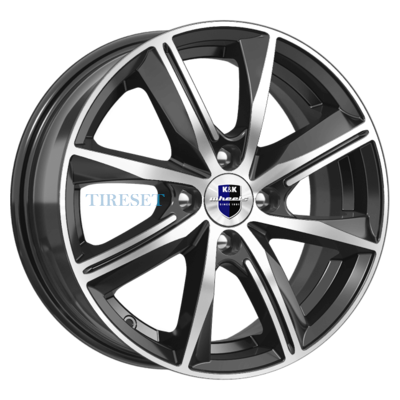 Диски KиK 6x15/4x100 ET40 D67,1 Арнар (КС890) Алмаз черный SK на tireset.ru