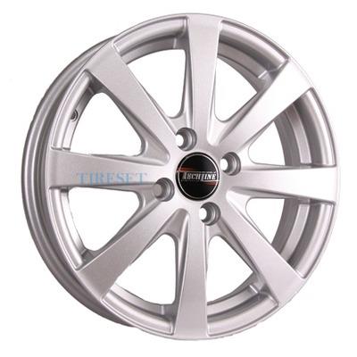 Tech Line 6x16/4x100 ET37 D60,1 634 Silver