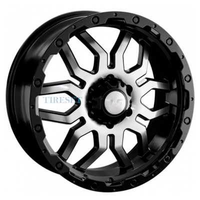 Диски LS 7x16/5x139,7 ET5 D108,1 1285 BKF (конус, Колпак+лого) на tireset.ru