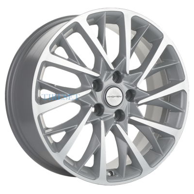 Диски Khomen Wheels 7,5x18/5x112 ET43 D57,1 KHW1804 (Kodiaq/Tiguan) F-Silver-FP на tireset.ru