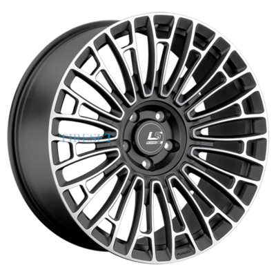 LS Forged 10x22/5x130 ET28 D71,6 LS FG25 MBF (конус, Колпак+лого)