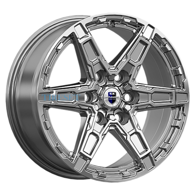 Диски KиK 8x18/6x114,3 ET25 D66,1 Дистрикт (КС1159) Дарк платинум на tireset.ru