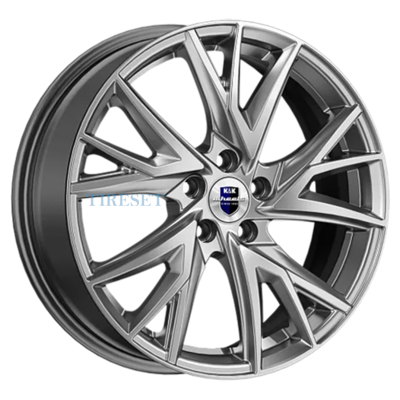 Диски KиK 6,5x18/5x112 ET43 D57,1 Кайлас (КС1054) Дарк платинум на tireset.ru
