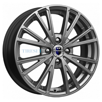 KиK 6x15/4x100 ET45 D67,1 Меандр (КС888) Дарк платинум