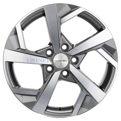 Khomen Wheels 7x17/5x114,3 ET40 D66,1 KHW1712 (Qashqai) Gray-FP