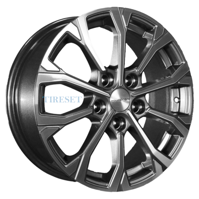 Диски Khomen Wheels 6,5x16/5x110 ET46 D63,3 KHW1605 (Changan CS35 Plus) Gray-FP на tireset.ru