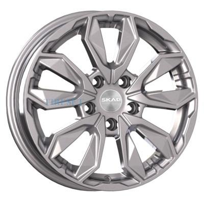 Диски Скад 6x16/5x114,3 ET43 D67,1 Сочи Arctic grey на tireset.ru