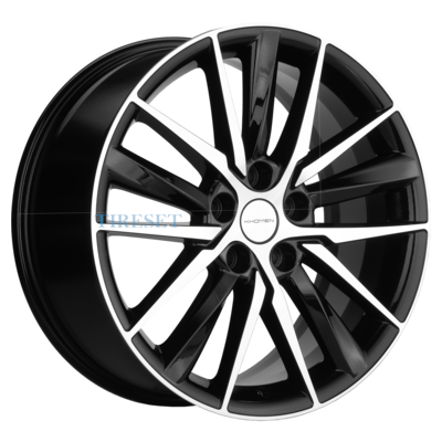 Диски Khomen Wheels 8x18/5x114,3 ET45 D60,1 KHW1807 (Geely Atlas/Atlas Pro/Lifan Myway) Black-FP на tireset.ru