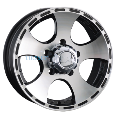 Диски LS 7x16/5x139,7 ET5 D108,5 795 BKF (конус, Колпак+лого) на tireset.ru