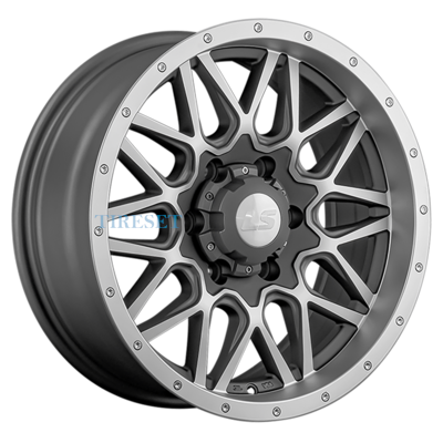 LS 8x17/6x139,7 ET10 D100,1 1341 MGMF (конус, Колпак+лого)
