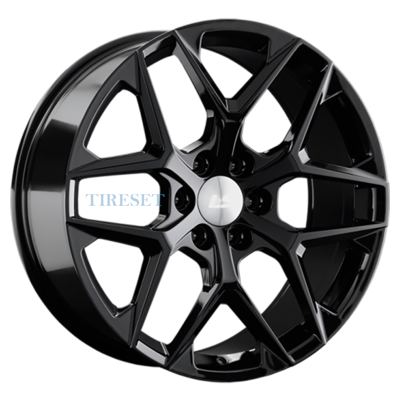 LS 9x22/6x139,7 ET30 D100,1 1372 BK (конус, Колпак+лого)