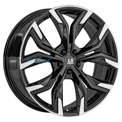 Диски LS FlowForming 7,5x18/5x110 ET45 D63,3 RC92 BKF (конус) на tireset.ru