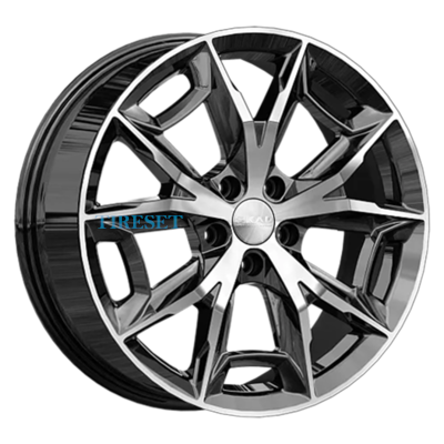 Диски СКАД 7,5x19/5x112 ET32 D66,6 Паркер (КЛ382) Алмаз на tireset.ru