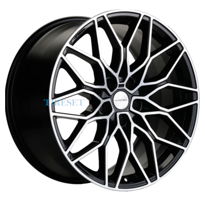 Диски Khomen Wheels 8,5x19/5x112 ET30 D66,6 KHW1902 (Audi/VW) Black-FP на tireset.ru