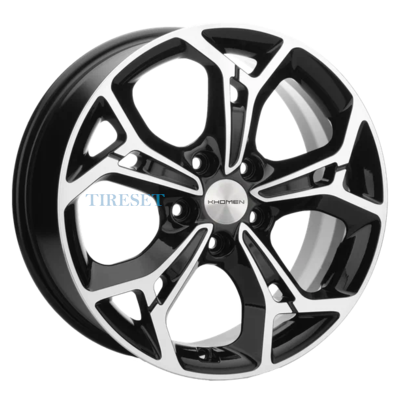 Диски Khomen Wheels 7x17/5x114,3 ET37 D66,5 KHW1702 (Haval) Black-FP на tireset.ru