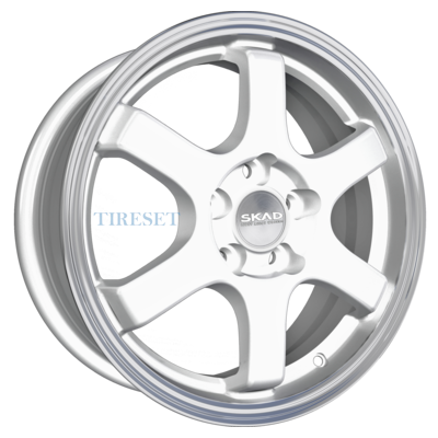 СКАД 6x15/4x100 ET45 D67,1 Киото (КЛ249) Алмаз белый