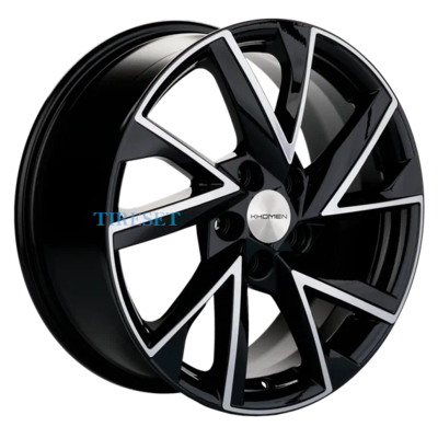 Khomen Wheels 7x17/5x108 ET40 D54,1 KHW1714 (Москвич 3) Black-FP