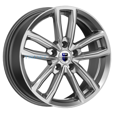 KиK 6,5x17/5x114,3 ET45 D67,1 Каланг (КС1086) Дарк платинум