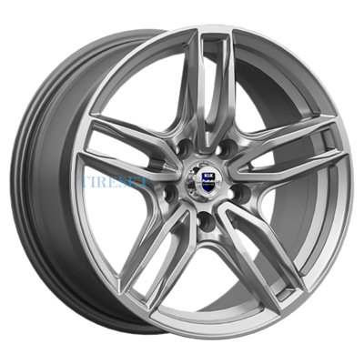 Диски KиK 8x17/5x114,3 ET45 D66,1 Бартон (КС1110) Дарк платинум на tireset.ru