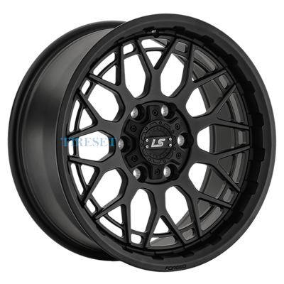 LS Forged 9x18/6x139,7 ET20 D100,1 LS FG52 MB (конус, Колпак+лого)