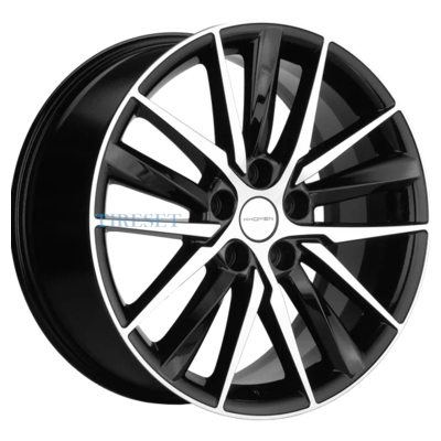 Диски Khomen Wheels 8x18/5x108 ET46 D63,4 KHW1807 (Tugella/Jaguar XF/F-Pace) Black-FP на tireset.ru