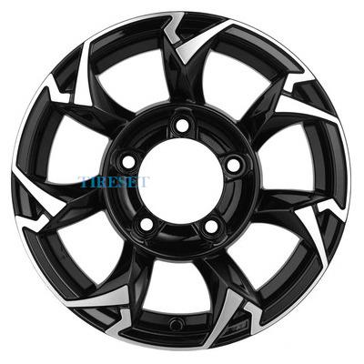 Khomen Wheels 5,5x15/5x139,7 ET5 D108,1 KHW1505 (Jimny) Black-FP