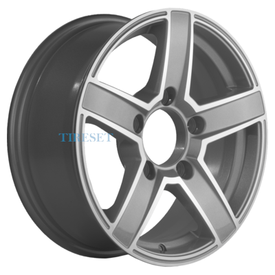 Диски Khomen Wheels 6,5x16/5x139,7 ET40 D98,5 KHW1614 (Niva 4x4) F-Silver-FP на tireset.ru