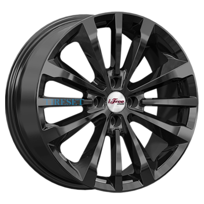 Диски iFree 7x17/4x100 ET43 D60,1 Андерсен (КС912) BK на tireset.ru