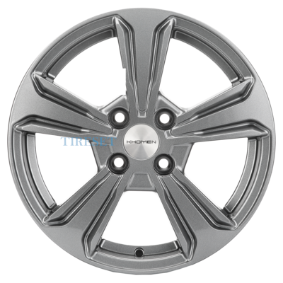 Диски Khomen Wheels 6x15/4x100 ET45 D54,1 KHW1502 (Solano) Gray на tireset.ru