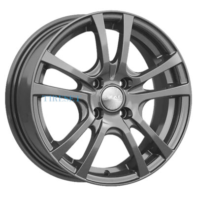 Диски Скад 6x15/4x100 ET48 D54,1 Дели графит на tireset.ru
