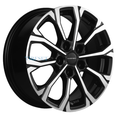 Диски Khomen Wheels 6,5x16/5x114,3 ET47 D66,1 KHW1605 (Fluence/Juke) Black-FP на tireset.ru