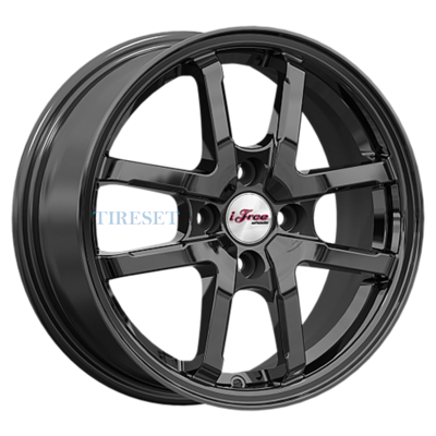 Диски iFree 6x15/4x100 ET45 D56,6 Грид (КС1082) BK на tireset.ru
