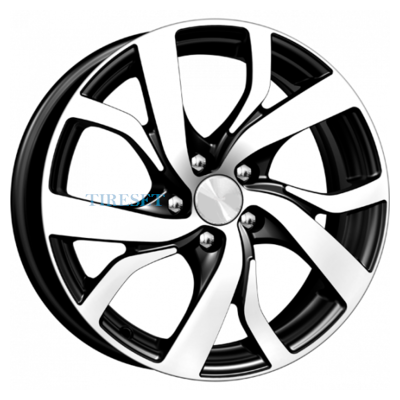 Диски KиK 6,5x16/5x110 ET39 D65,1 Палермо (КС607) Алмаз черный на tireset.ru