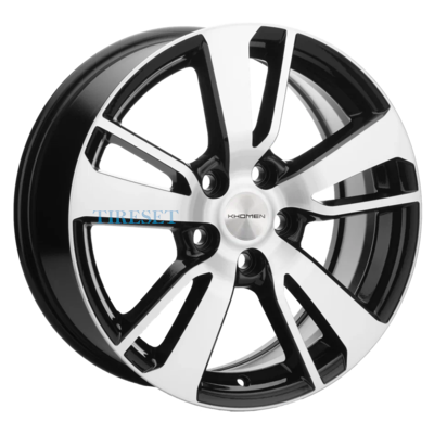 Диски Khomen Wheels 7x17/5x114,3 ET37 D66,5 KHW1704 (Jolion) Black-FP на tireset.ru