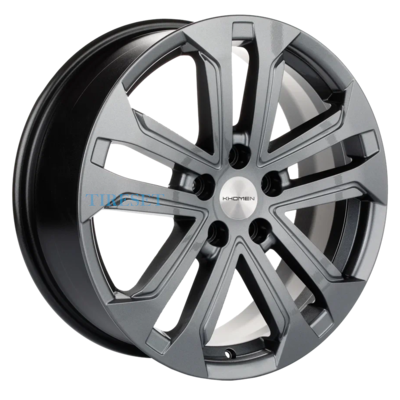 Диски Khomen Wheels 7x18/5x112 ET43 D57,1 KHW1803 (Kodiaq/Tiguan) G-Silver на tireset.ru