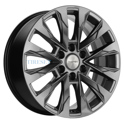 Диски Khomen Wheels 8x20/6x139,7 ET60 D95,10 KHW2010 (LC 300) Gray на tireset.ru