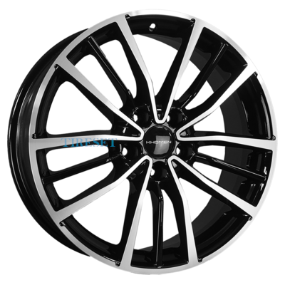 Диски Khomen Wheels 7x18/5x114,3 ET45 D67,1 KHW1812 (Mazda CX-5/Kia Seltos) Black-FP на tireset.ru