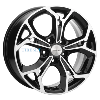 Khomen Wheels 7x17/5x110 ET40 D67,1 KHW1702 (Evolute i-Joy) Black-FP