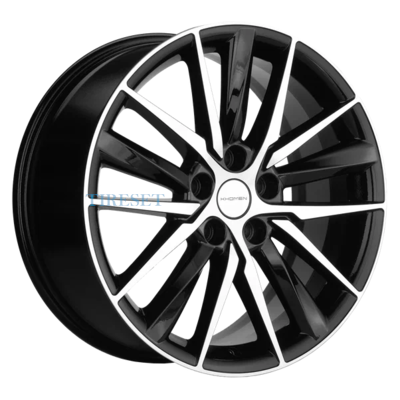 Диски Khomen Wheels 8x18/5x108 ET47 D60,1 KHW1807 (Chery Tiggo 8/8 Pro) Black-FP на tireset.ru