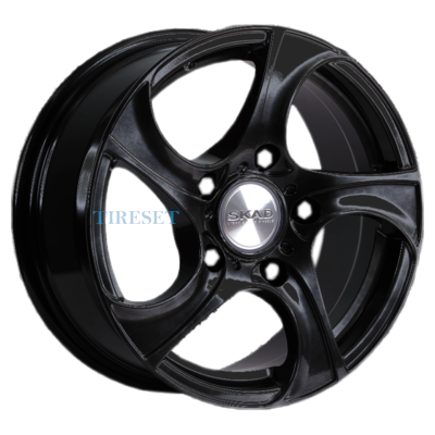 Диски СКАД 7x16/5x139,7 ET40 D98,5 Вихрь (КЛ162) Черный бархат на tireset.ru