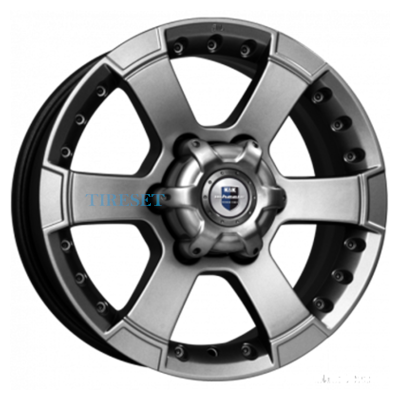 Диски KиK 7x16/6x139,7 ET20 D110,1 M56 (КС593) Дарк платинум на tireset.ru
