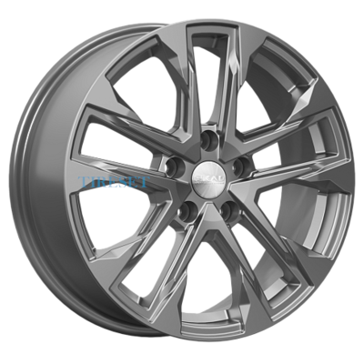 Диски Скад 7x17/5x112 ET40 D57,1 Атакор графит на tireset.ru