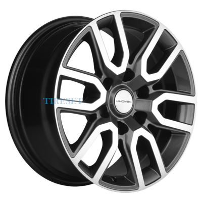 Диски Khomen Wheels 8x17/6x139,7 ET46 D67,1 KHW1723 (Pajero) Gray-FP на tireset.ru