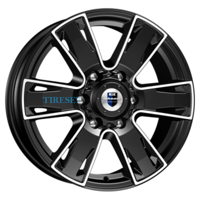 Диски KиK 7x17/6x139,7 ET30 D106,1 Севенна (КС726) Алмаз черный на tireset.ru