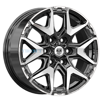 KиK 7,5x18/6x139,7 ET55 D93,1 Гангут (КС1176) Алмаз черный