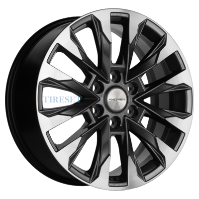 Khomen Wheels 8x20/6x139,7 ET38 D67,1 KHW2010 (Pajero IV) Gray-FP